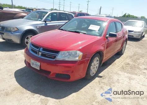 2013 Dodge Avenger Se из США, поврежденный, VIN 1C3CDZAB1DN541142